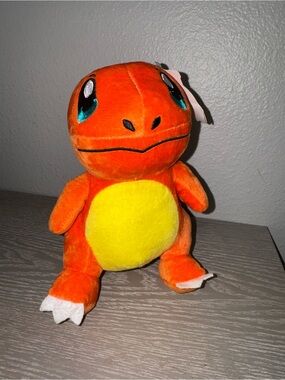 TOMY Pokémon 8’ Charmander Plush Stuffed Toy. NWT